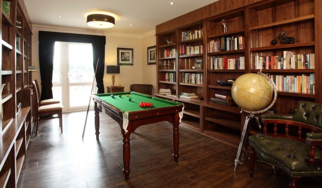 Play snooker in the games room