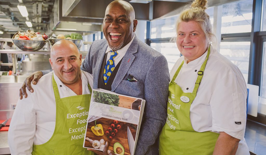 Ainsley Harriott With Our Chef At Claremont Court Care Home