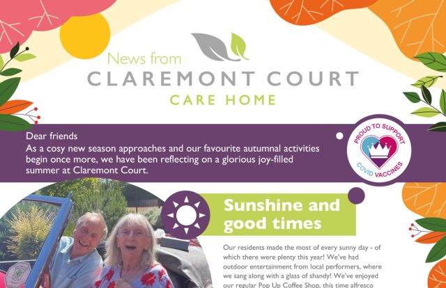 Claremont Court autumn newsletter